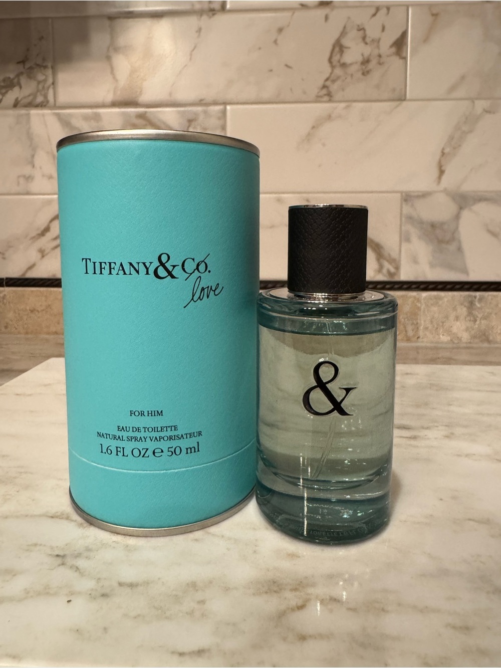 Tiffany & Co. Love For Him Eau de Toilette - Tiffany Blue & Clear Bottle